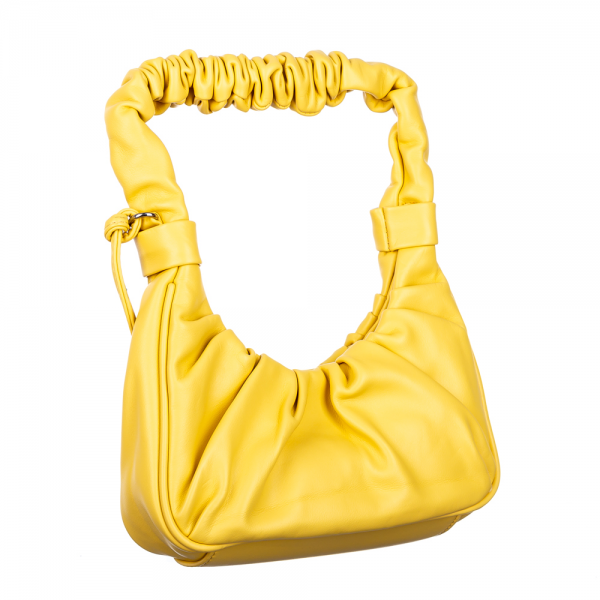 Γυναικεία τσάντα Critia κίτρινη - Kalapod.gr